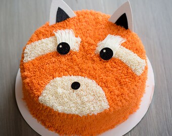 Fox Topper – Fox Theme Party – Fox Birthday Party – Glitter Party Décor – Fox Birthday Décor – Fox Party Decor