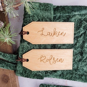 Stocking Name Tags, Stocking Tags, Weihnachtsgeschenk Tags, Stocking Name Tag