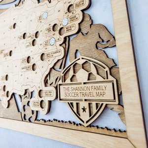 Fußball Stadion Karte, Holz Karte, Ruhestand Bucket List, Fußball Geschenke, personalisierte Geschenk, Ruhestand Geschenk, Geschenke für Papa