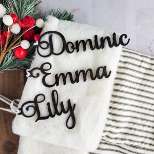 Personalized Stocking Name Tags, Stocking Tags, Christmas Gift Tags, Stocking Name Tag