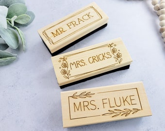 Personalized Dry Eraser, Teacher Gift