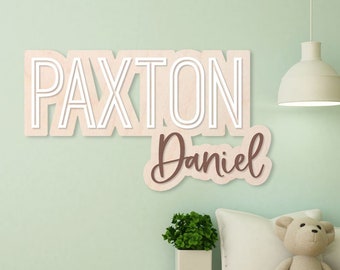 Custom Name Sign, Nursery Name Sign, Kids Room Decor, Baby Name Sign