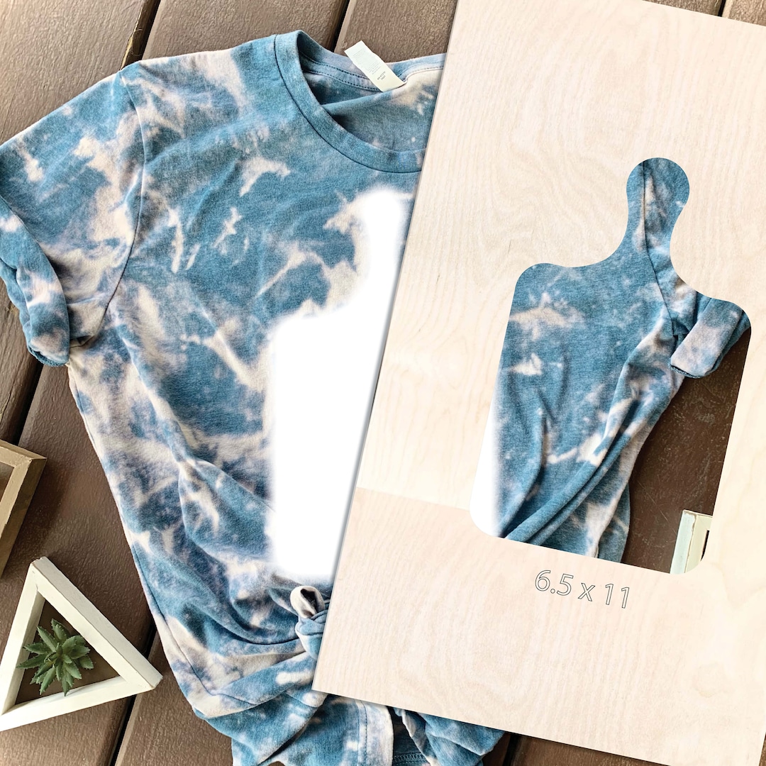 Bleach Tie Dye Template, Acrylic Shirt Template, Reusable Template, Tshirt Square, Bleach