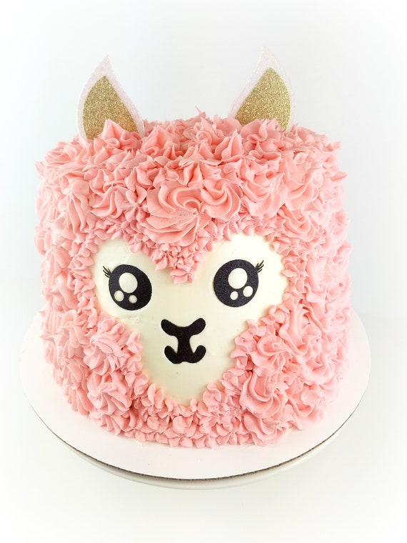 Llama Cake Topper For Llama Party By Cms Design Studio Catch My Party