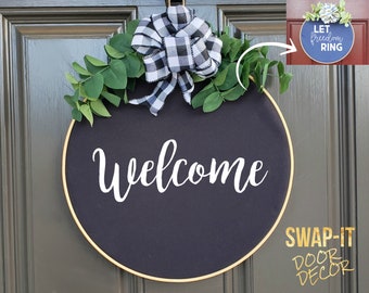 Swap-It Door Decor Insert - Welcome