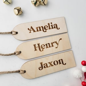 Stocking Name Tags, Stocking Tags, Christmas Gift Tags, Stocking Name ...