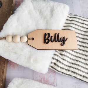 Personalisierte Stocking Name Tags, Stocking Tags, Weihnachtsgeschenk Tags, Stocking Name Tag