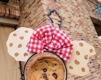 Cookie Nom Nom Minnie Ears, Minnie Ears, Disney Headband, Cookie Headband