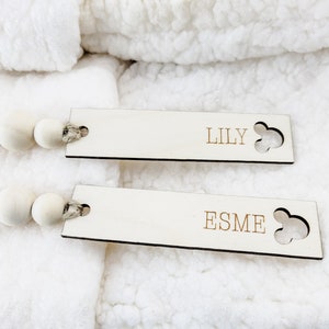 Personalized Stocking Name Tags, Stocking Tags, Christmas Gift Tags, Disney Stocking Tag