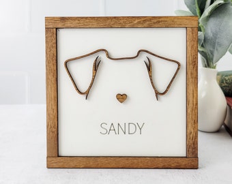 Pet Memorial Sign, Dog Memorial, Dog Sympathy Gift, Loss of Dog, Pet Sympathy Gift for Friend