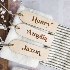 Stocking Name Tags, Stocking Tags, Weihnachtsgeschenk Tags, Stocking Name Tag