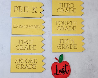 Extra Pieces for Back to School Sign