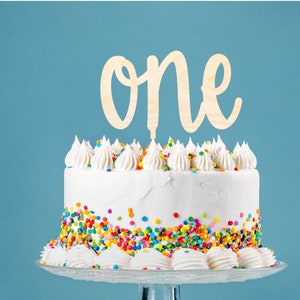 Cake Topper, birthday cake toppers, First Birthday cake topper, Smash Cake, Gold cake topper, one cake topper, birthday cake decorations