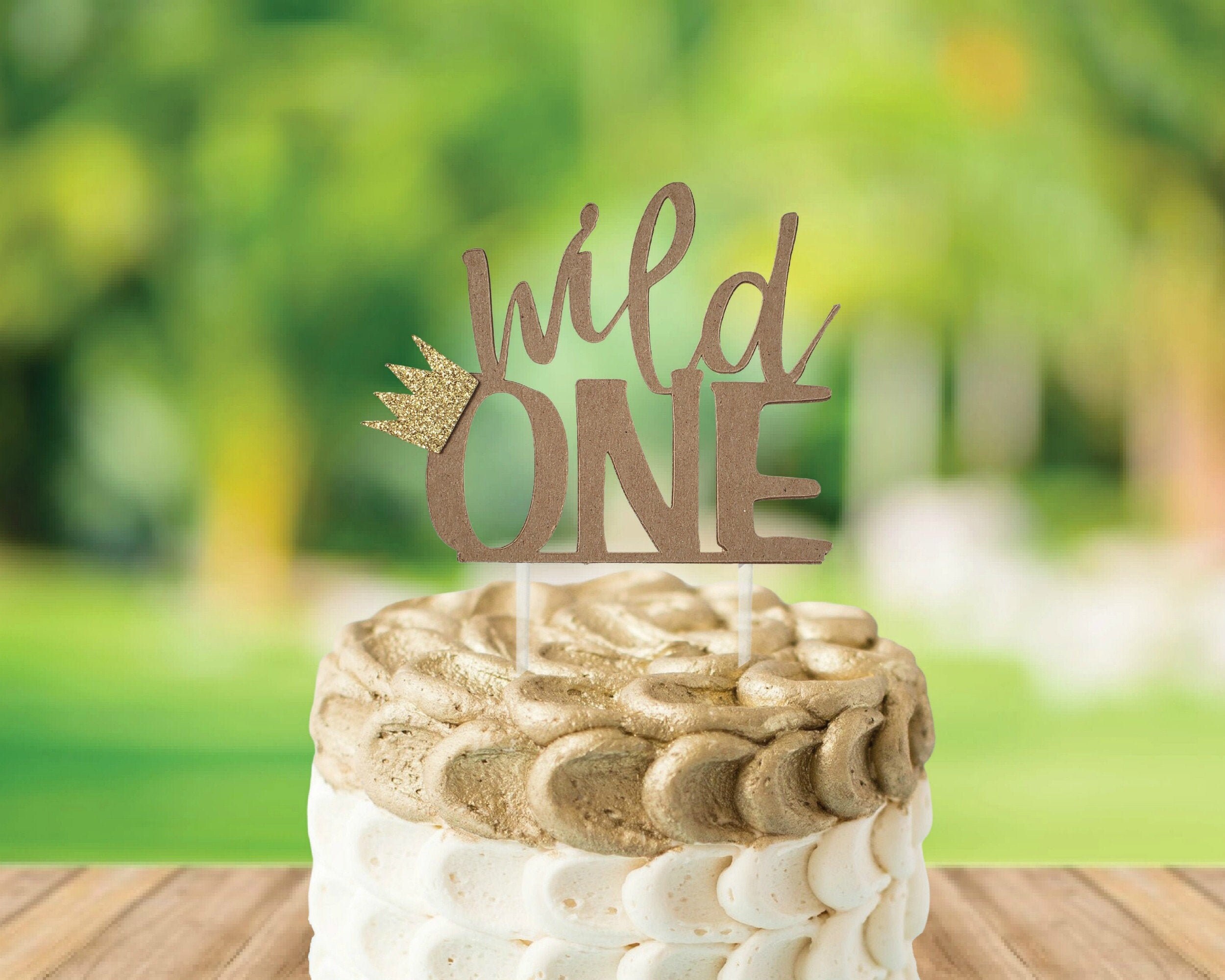 cake topper wild one cale topper First birthday first birthday cake
