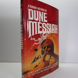 Dune Messiah, FRANK HERBERT, 1969 1st Book Club Edition, Very Good/Very Good+ Hardcover/Brodart-protected Dust Jacket