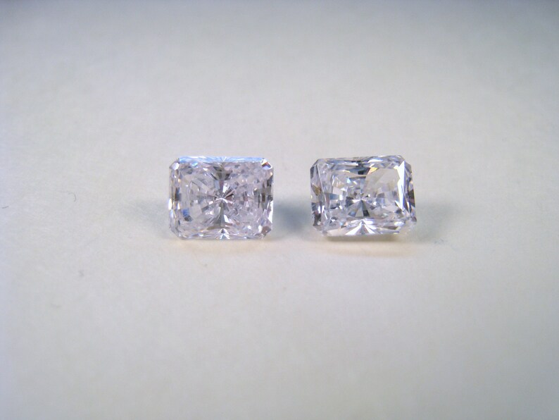 9.00 CTW 7 mm x 9 mm Radiant Premium Cut Cubic Zirconias 2 image 2