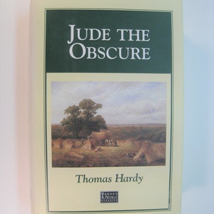 Jude The Obscure, Thomas Hardy, 1996 1st Edition thus/1st Printing, Near Fine/Very Good Plus Hardcover/Brodart-protected Dust Jacket