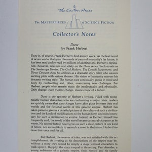 DUNE, Frank Herbert, 1987 1st Easton Press COLLECTORS Memorial Illustrated Edition Comme nouveau relié en cuir image 7