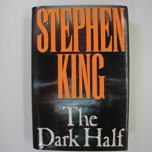 The Dark Half, Stephen King, COLLECTIBLE 1989 1st Edition/1st Printing, Very Good+/Fine Hardcover/Brodart-protected Dust Jacket
