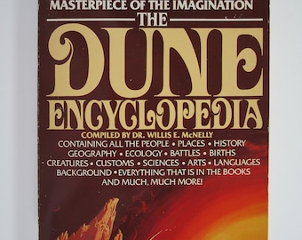 The Dune Encyclopedia: The Complete Authorized Guide to Frank Herbert's Masterpiece, 1984 COLLECTIBLE 1st Edition/3rd Printing, Near Fine PB