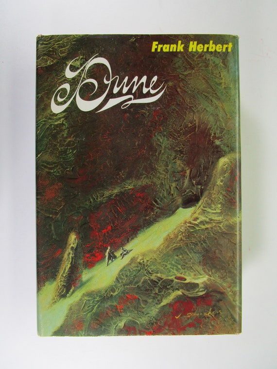 DUNE, Frank Herbert, COLLECTIBLE 1965 1st Book Club Edition red Boards,  Very Good/near Fine Hardcover/brodart-protected Dust Jacket 