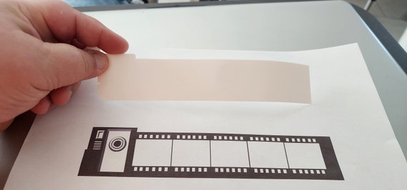 sublimation film canister key chain template