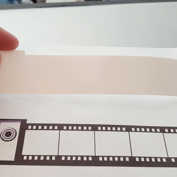 modèle de porte-clés de cartouche de film de sublimation