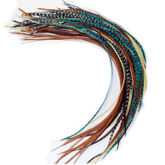 Individual hair store feathers
