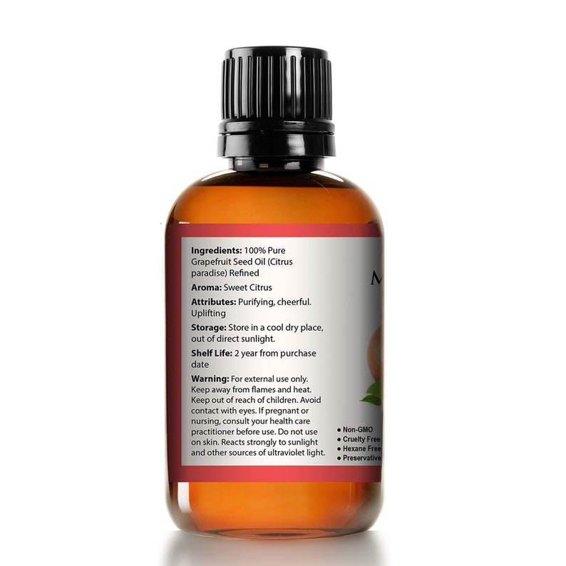 100 Pure Grapefruit Seed Oil Premium Etsy