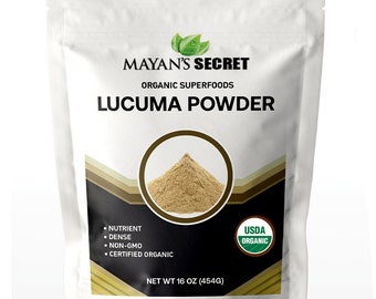 Mayan's Secret Certified Organic Lucuma Powder, 16 Ounce