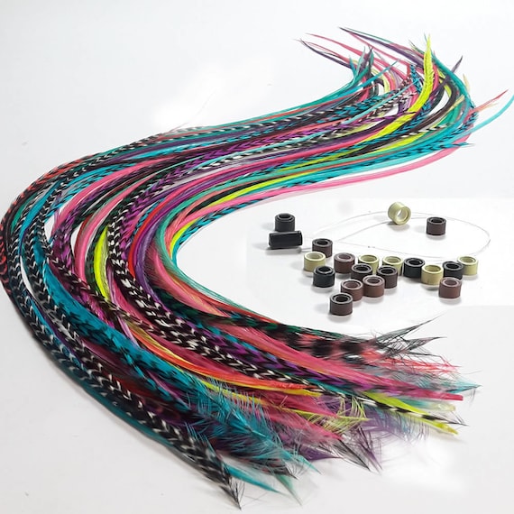 Hair top feather tool