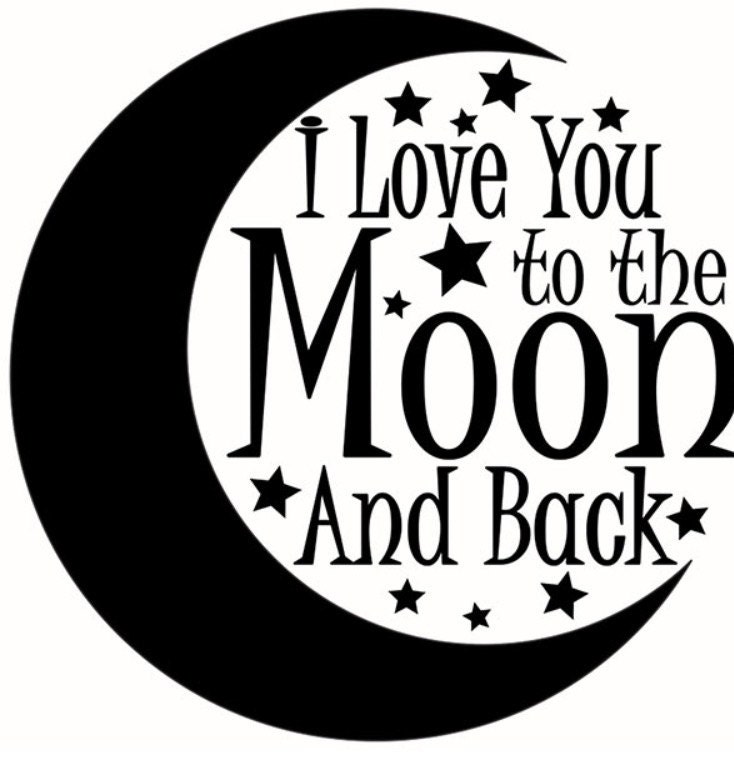 Download I Love You to the Moon and Back SVG Cut File baby svg ...