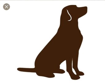 Puppy Dog Lab SVG Cut File - dog silhouette svg - dog svg design
