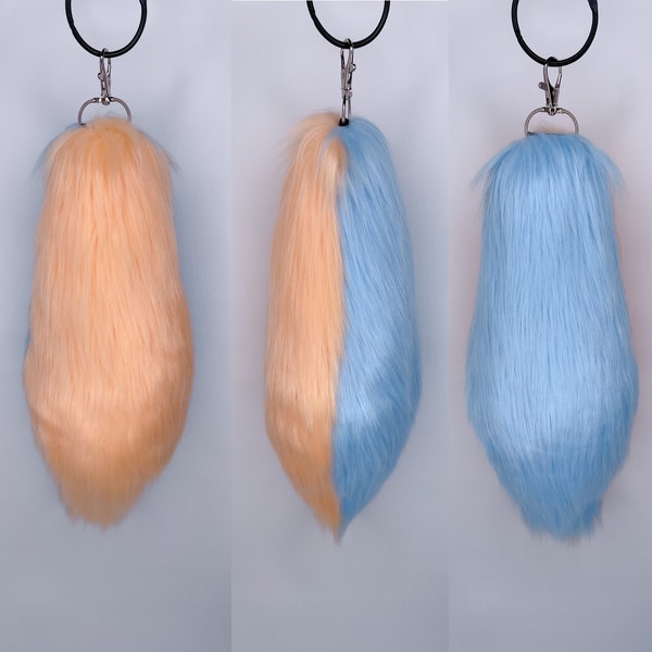 12” Clip on faux fur tail -assorted-