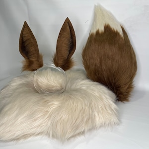 MTO Eevee Ears Mane Tail