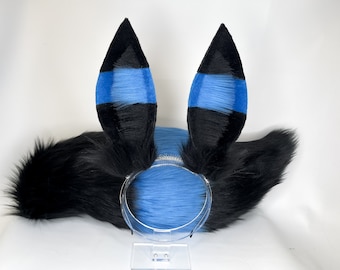 MTO Shiny Umbreon Faux Fur Ears & Tail