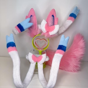 MTO Sylveon Ears, Tail, Collar