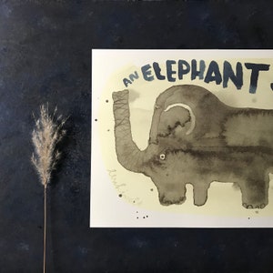 POSTER!!! Elephant A3/A4