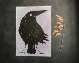 POSTER!!! RAVEN CROW A3/A4