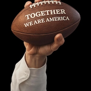 Together We Are America Football PNG – Unity Sports Graphic, Game Day Digital Design