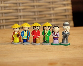At the Gates of Loyang - handmade FIGURINES | game components | mepples | boardame | handmade