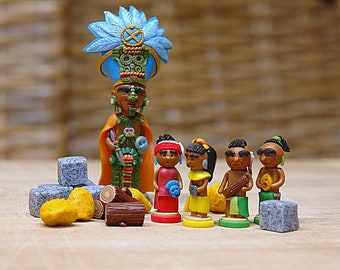 TZOLK&#39;IN: The Mayan Calendar | game components | mepples | boardame | handmade