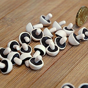MUSHROOMS - resource tokens | board game pieces | board game upgrade | components for games | handmade