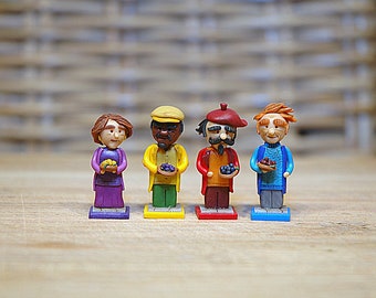 VINHOS - handmade figurines | game components | mepples | boardame | handmade