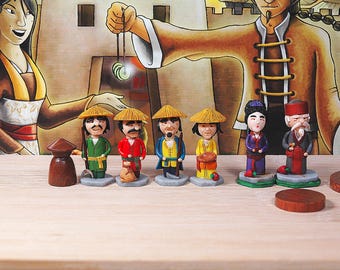 At the Gates of Loyang - handmade FIGURINES | game components | mepples | boardame | handmade
