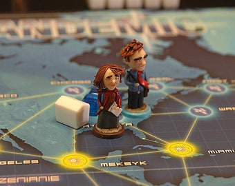 PANDEMIC - handmade FIGURES | game components | mepples | boardame | handmade