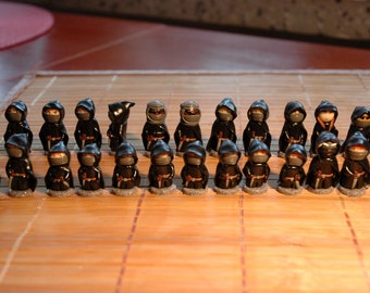 Lords of Waterdeep - handmade FIGURINES | 25 warriors | 25 thieves | 25 mages | 25 priests | figurines | handmade | upgrade