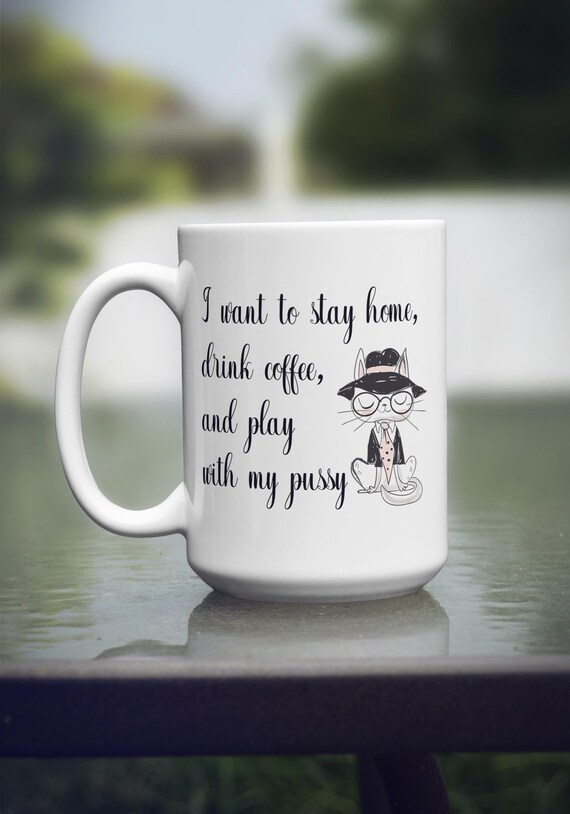 Cat Coffee Mug Cat Mugs for Her Funny Cat Mug Cat Lover Etsy