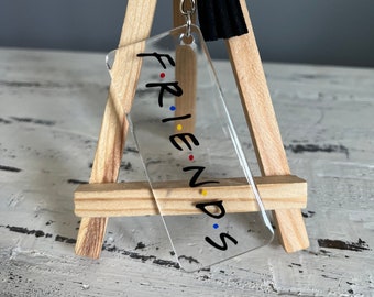 Friends Inspired Keychain / Bag Charm/ Central Perk / Best Friends /Keychain/ TV Show