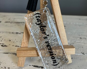 Taylor S, Swiftie, Era Tour, Keychain, Personalized, Gifts, Custom